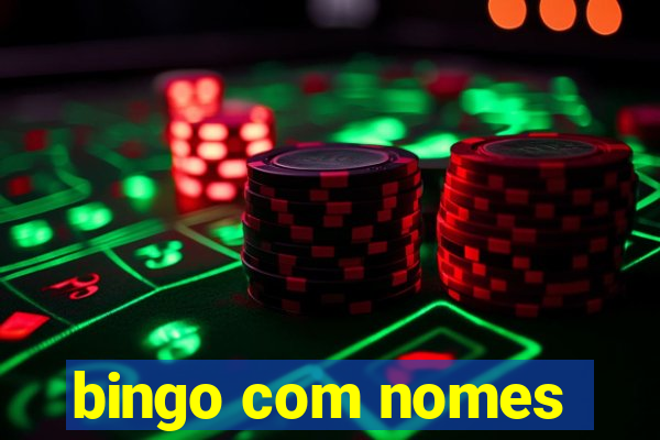 bingo com nomes